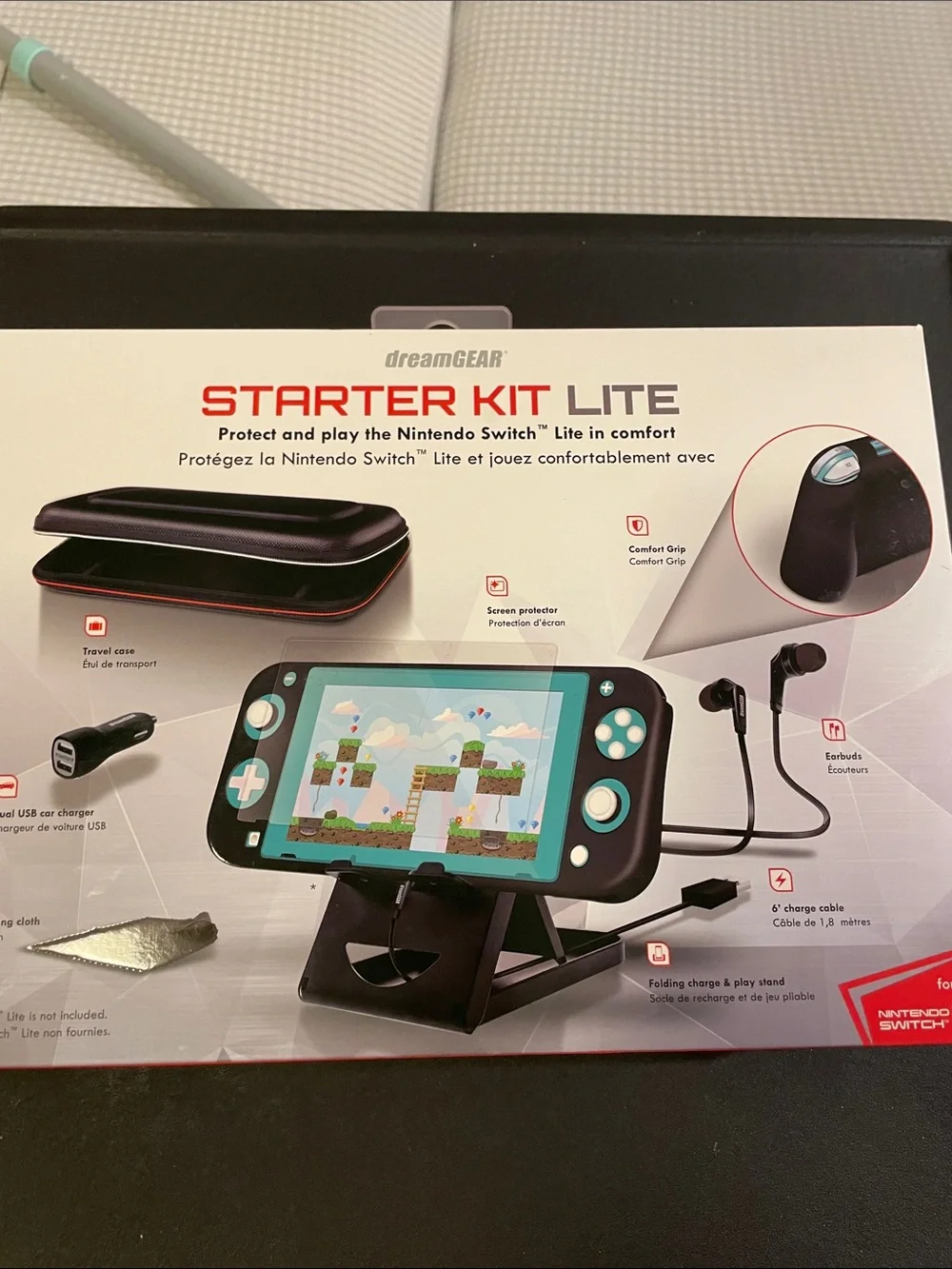 Nintendo Starter Kit Lite Case and Accessories - Black